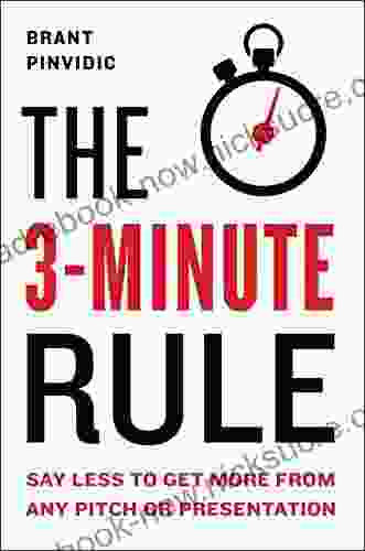 The 3 Minute Rule: Say Less To Get More From Any Pitch Or Presentation