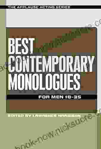 Best Contemporary Monologues For Men 18 35 (Applause Acting Series)