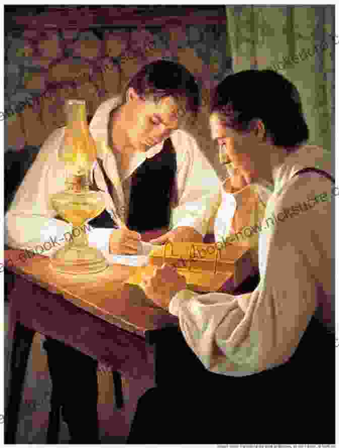 A Painting Depicting Joseph Smith Translating The Book Of Mormon Joseph Smith: Rough Stone Rolling