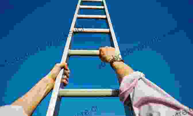 A Person Climbing A Ladder Of Knowledge, Representing The Pursuit Of Improvement TAKE OFF : 21 High Flying Secrets For Career Success