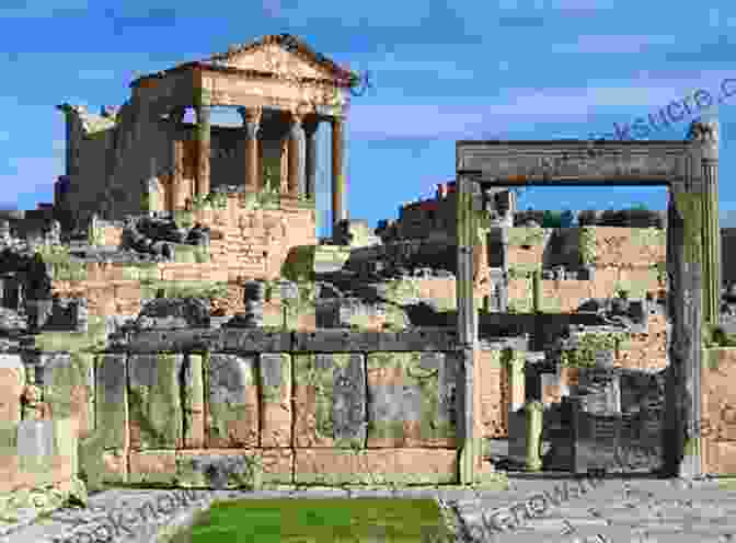 A Roman Couple Embracing Amidst The Ruins Of An Ancient Temple Love In The Empire