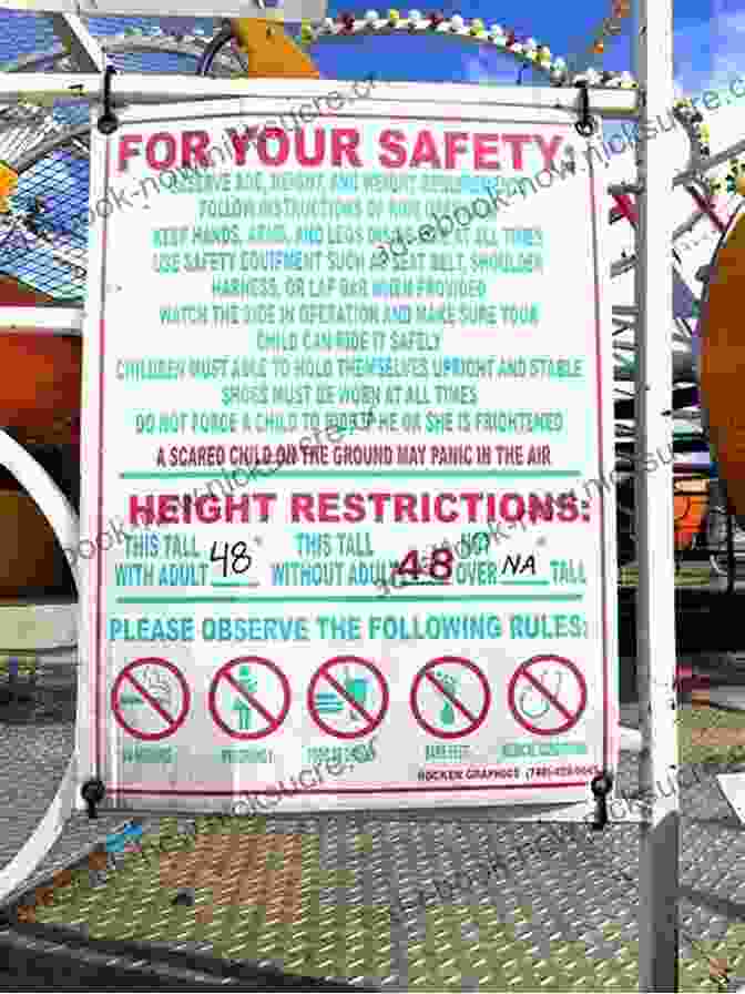 A Sign Reminding Visitors To Stay Safe At An Amusement Park Action Park: Fast Times Wild Rides And The Untold Story Of America S Most Dangerous Amusement Park