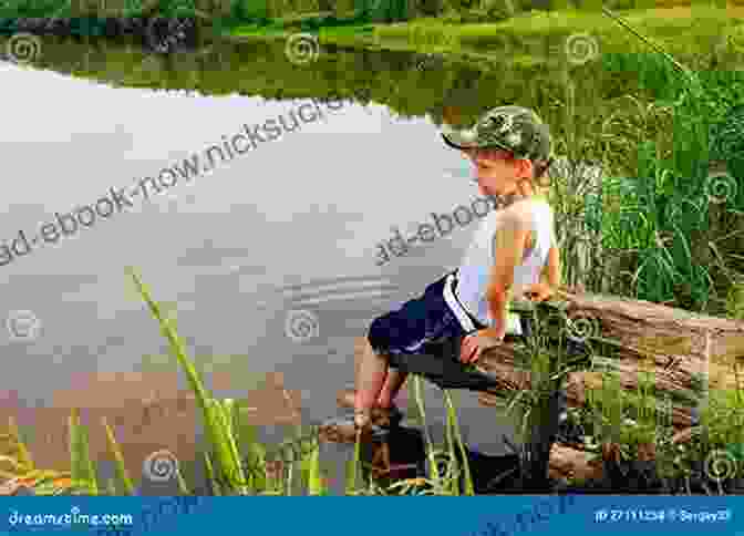A Young Boy Sits On The Banks Of The Mississippi River, Looking Out At The Water. The River Is Wide And Majestic, And The Boy's Face Is Filled With Wonder And Awe. River Spirits: A Boy His River And Time