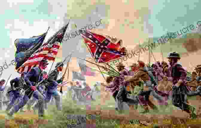 Civil War Battle Scene The Education Of Henry Adams