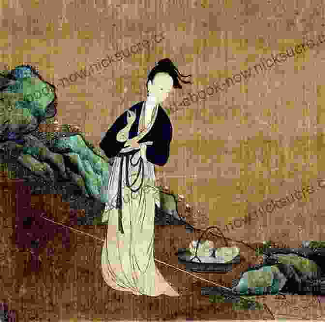 Painting Depicting Xi Shi As A Graceful And Alluring Woman Four Legendary Women From Ancient China